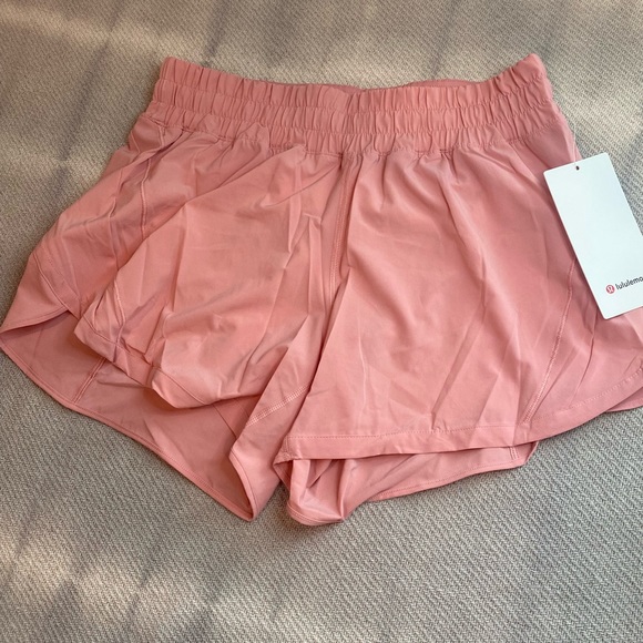 lululemon athletica Pants - Lululemon Track That Mid Rise Shorts Lined Size 12 NWT